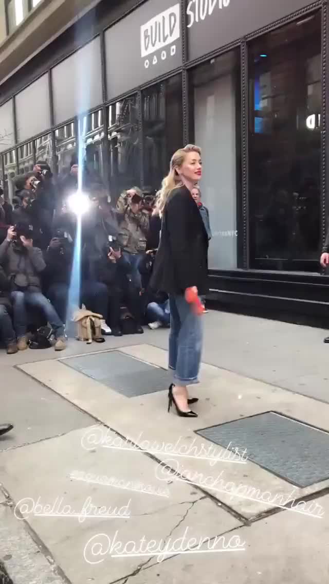 Amber Heard Flashing Her Sweet Nipple In See Through During “Aquaman” Promo Tour