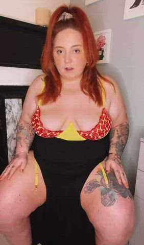 bbw big tits onlyfans redhead tiktok gif