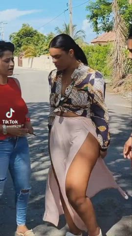 Candid Indian Softcore Thong TikTok gif