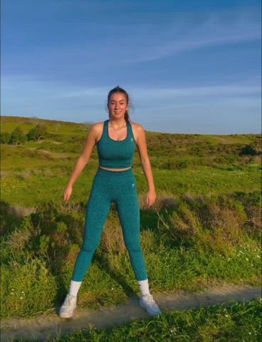 big tits dutch fitness teen gif