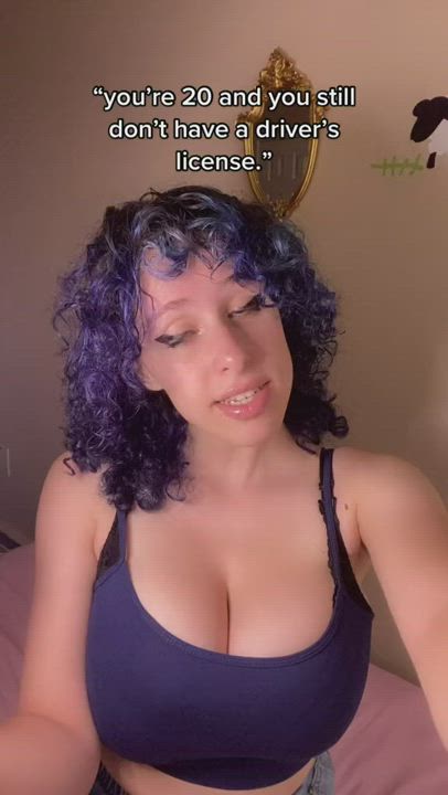 Boobs Cleavage Natural Tits TikTok gif