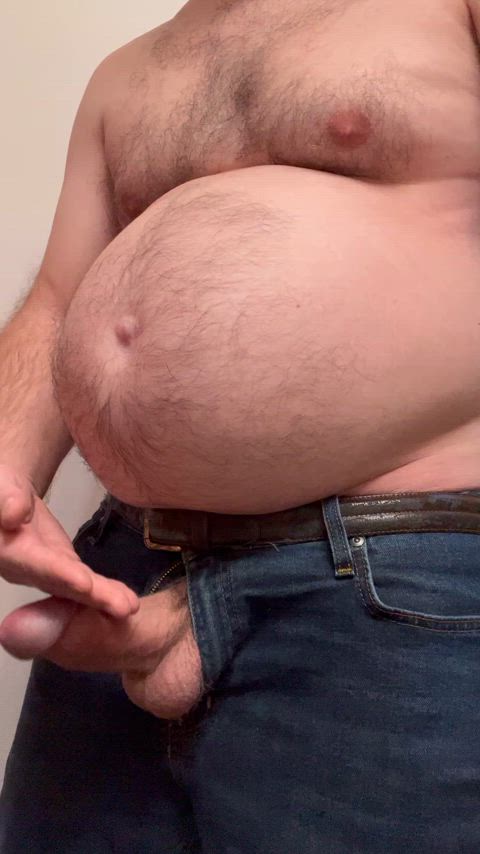 bwc belly button big dick cock gay thick thick cock belly gif