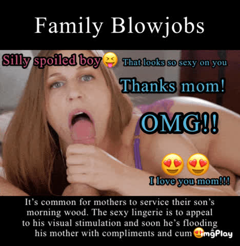 blowjob cumshot mom gif