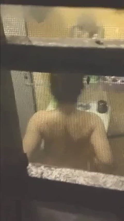 amateur bbw big ass big tits chubby shower spy spy cam gif