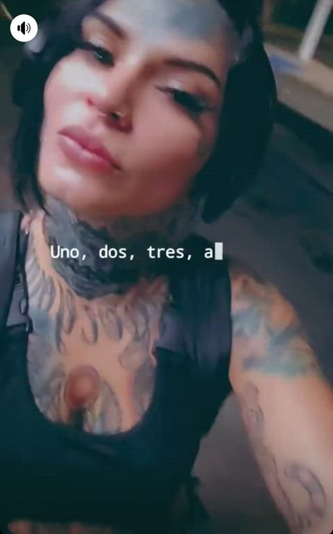 latina milf puerto rican tattoo tattooed gif