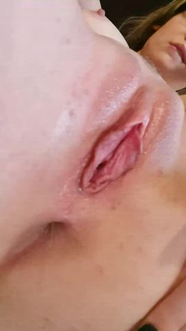 Wet and juicy after orgasm