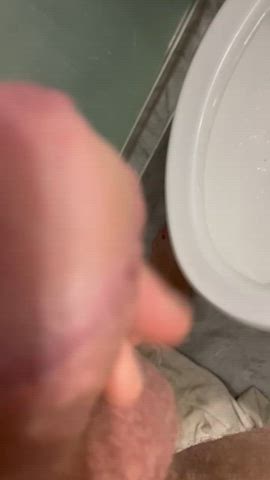 cock piss toilet gif