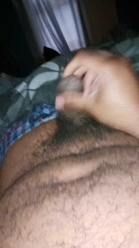 black cock hairy hairy chest small cock small dick gif