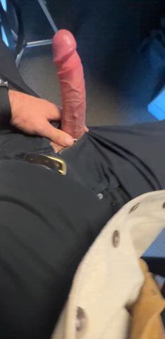 bwc big dick cock ring exhibitionism exhibitionist jerk off office public thick cock