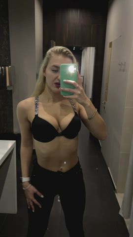 I’m so tired having a session at the gym [F]