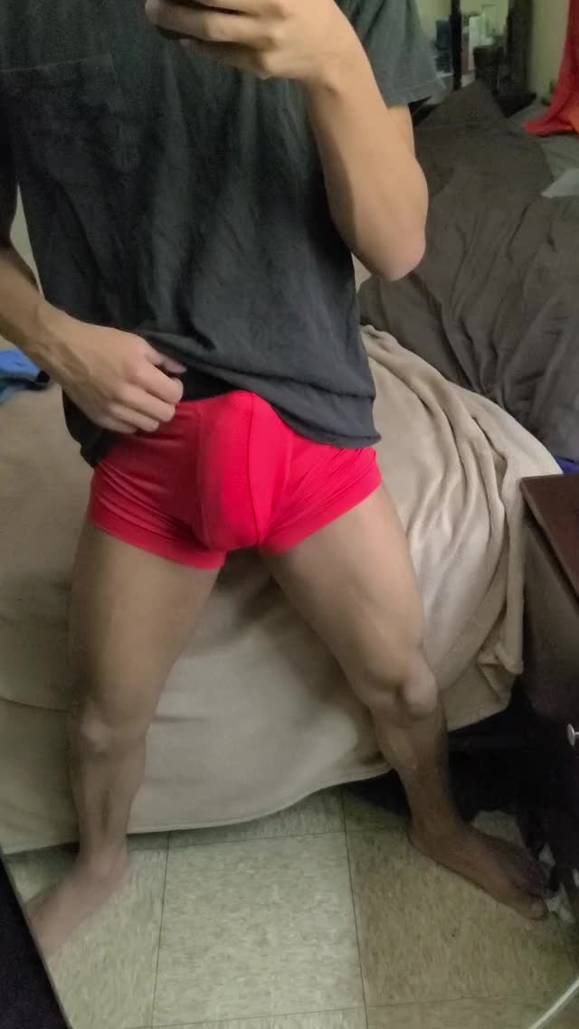 My thick red package