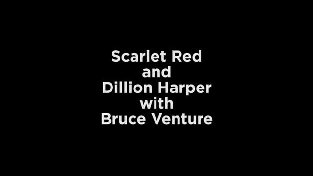Scarlet Red & Dillion Harper 3Some Orgy
