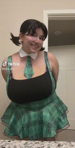 chubby cute dancing tiktok gif