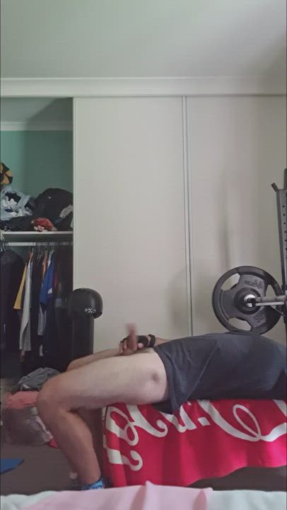 Cock Exhibitionist Workout gif