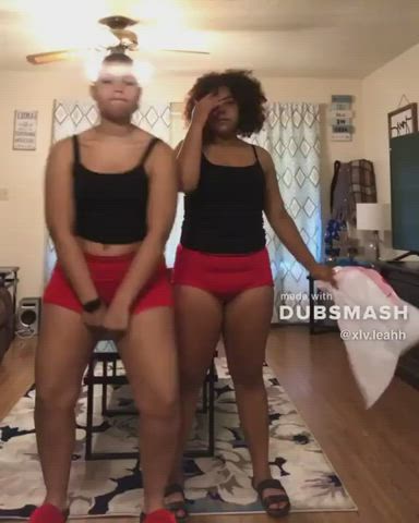 Ass Dancing Ebony Legs Lesbian Thick Thighs Twerking gif