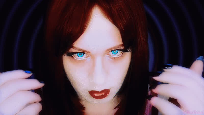 blue eyes domme eye contact hypno hypnosis gif