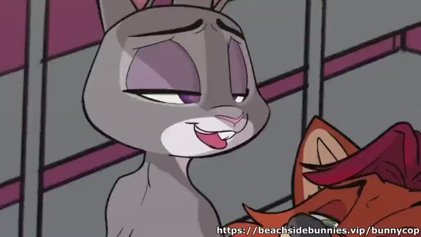 Animation Bunny Cartoon Parody Police Riding gif