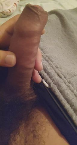 Cock Foreskin Hairy Thick Cock Uncut gif