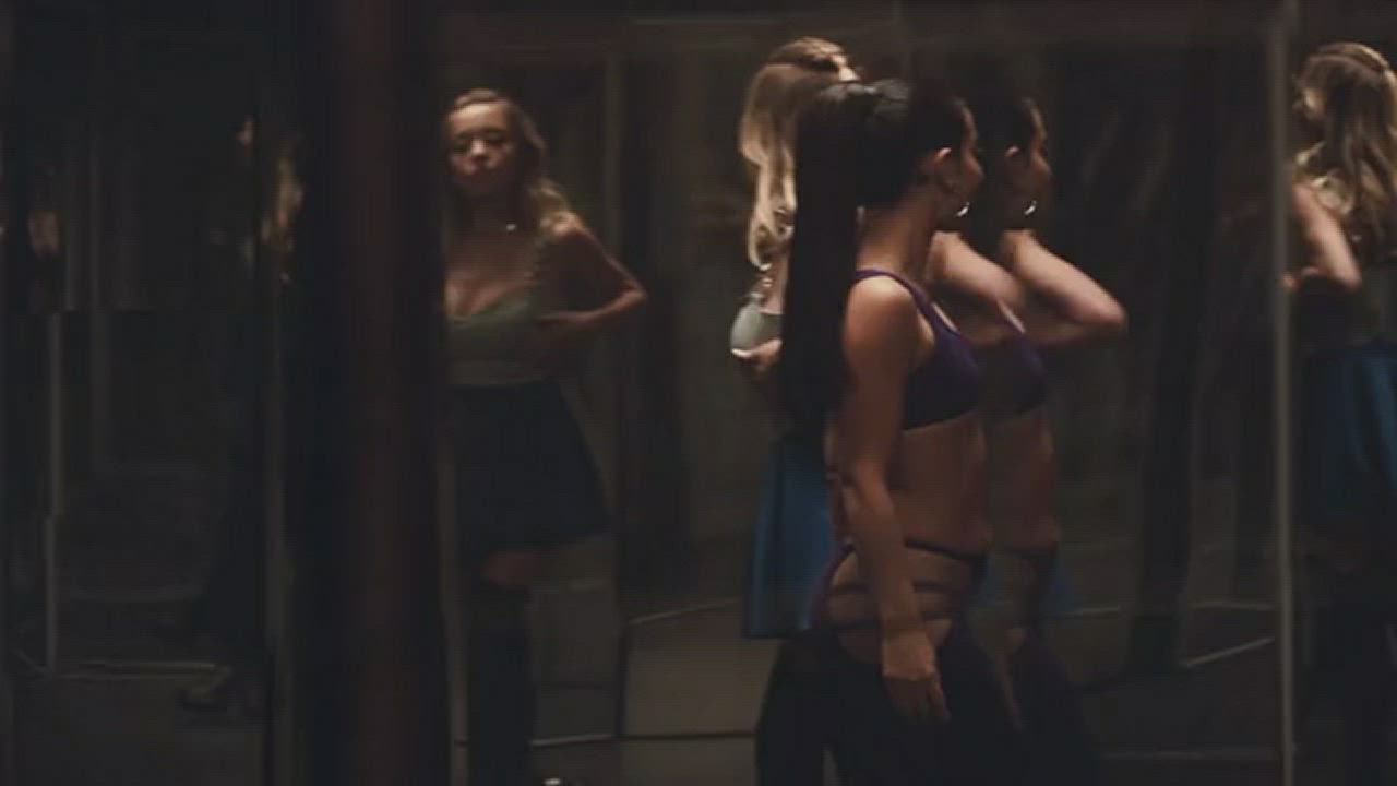 i always loved how she admires her big tits in the mirror here