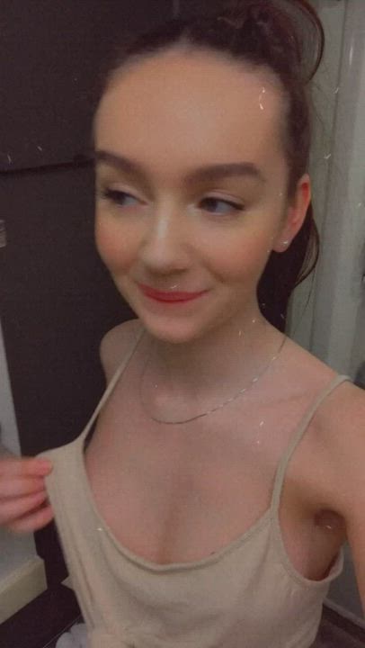 18 Years Old Amateur Extra Small Small Tits gif