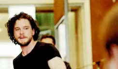 Kit Harington and Rose Leslie Wink