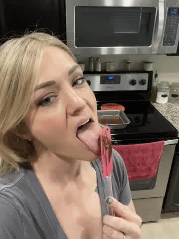 licking sucking white girl gif