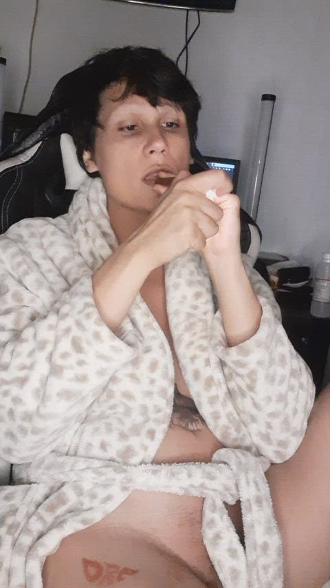 big tits femboy short hair sissy sissy slut smoking tattoo tattooed trans trans woman