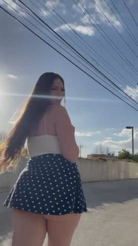 Ass Big Ass Curvy Erotic Pawg Public Skirt Tease Thick gif