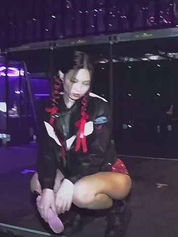 Jennie acting like a slut as always