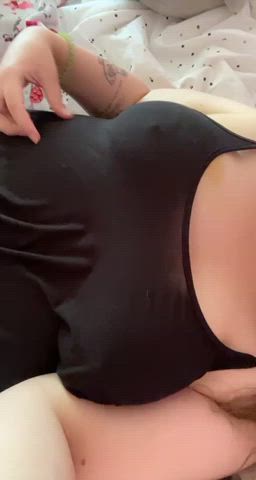 bbw nipples tease thick undressing gif