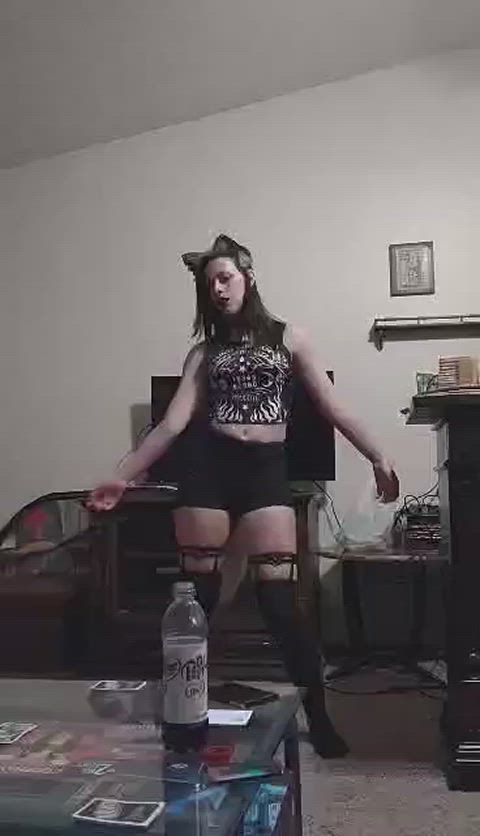 teen tiktok dancing gif