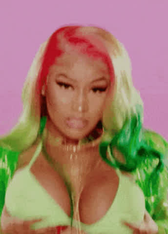 big tits boobs celebrity ebony nicki minaj sex tits gif