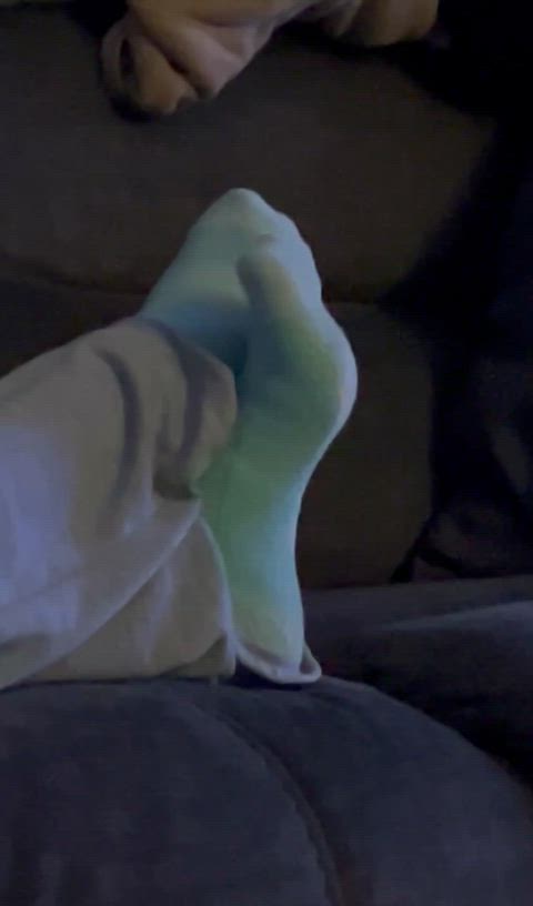 foot fetish socks wife gif