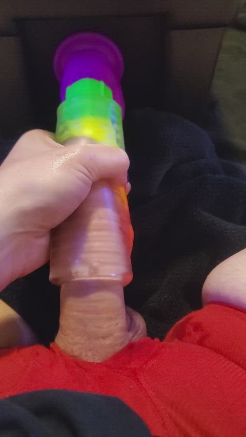 38 [M4M] North Spokane - Solo Frotting Play (Dildo+Male Masturbator) "Who wants