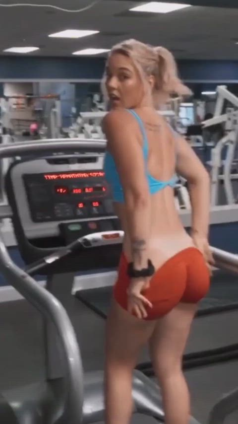 Ass out at the gym