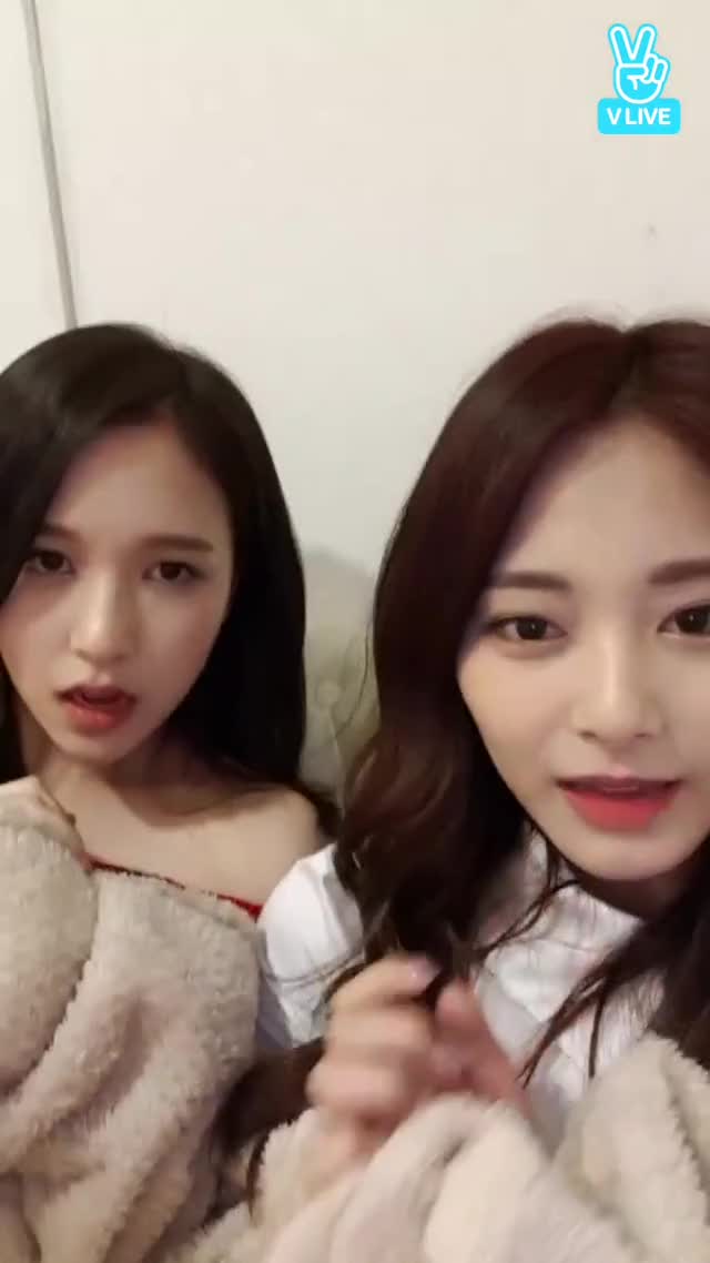 Mina and Tzuyu Mini LieV featuring Tzuyu's long arm