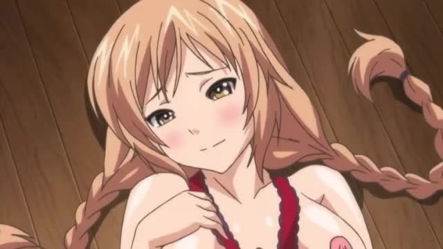 Blonde Busty Hentai Naked gif