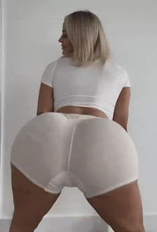 big ass booty bouncing non-nude twerking gif