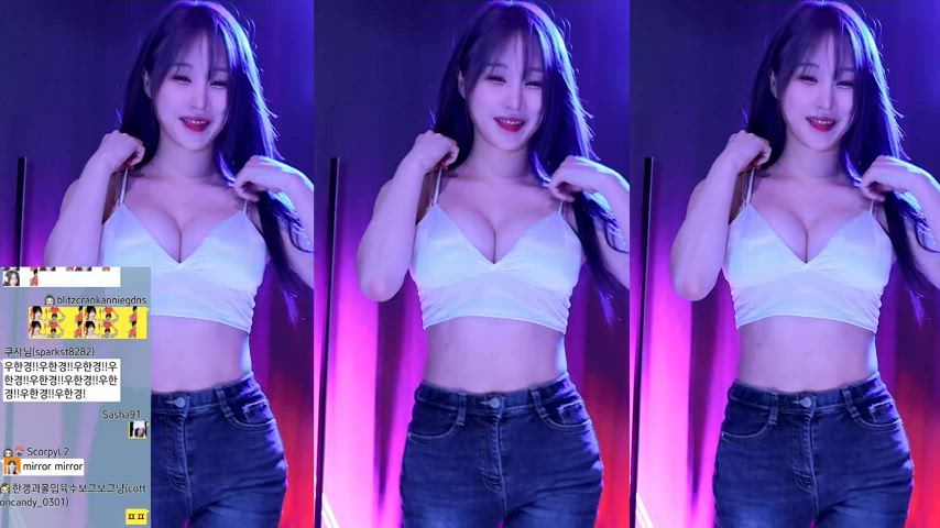 asian big tits dancing korean gif