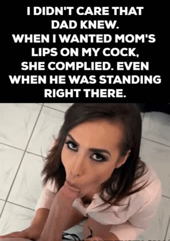 blowjob caption mom gif