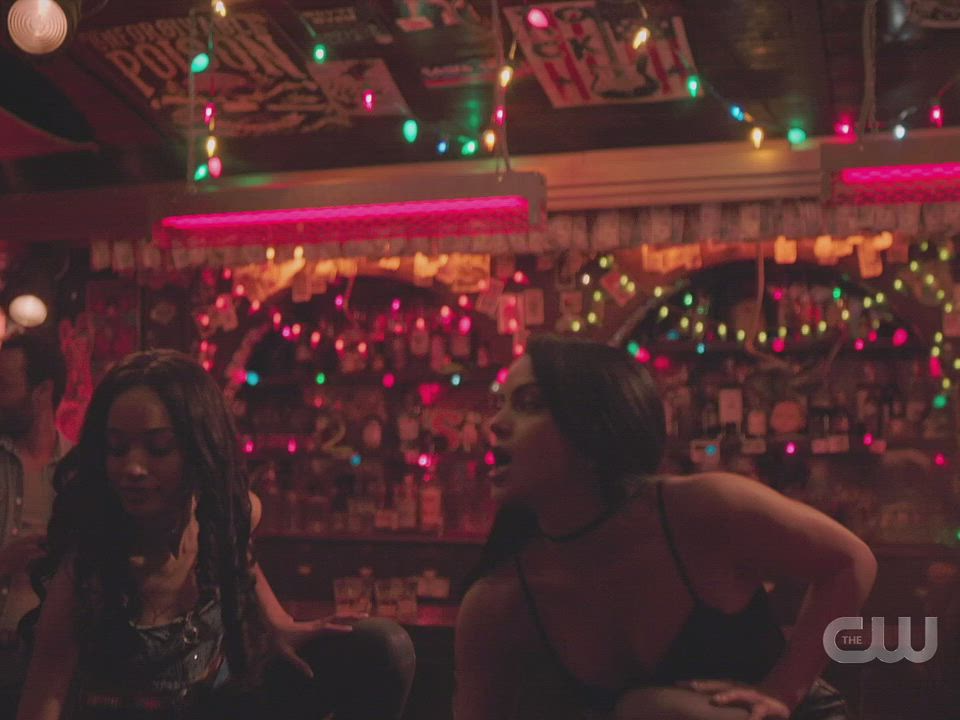 Camila Mendes Cleavage Dancing gif