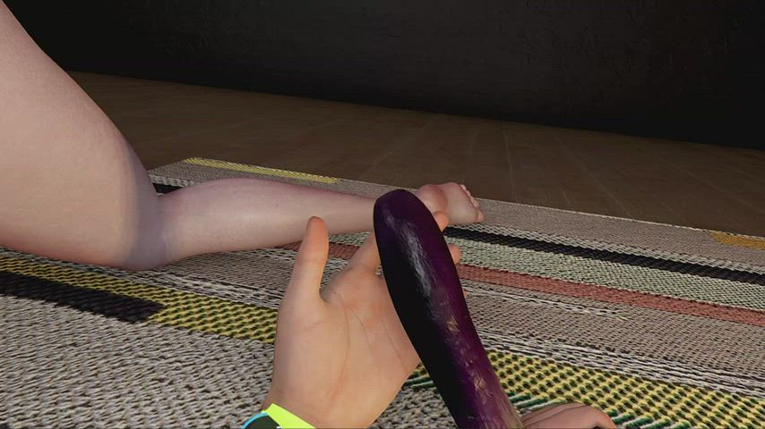 3D Deep Penetration Gamer Girl Pussy SFM VR gif