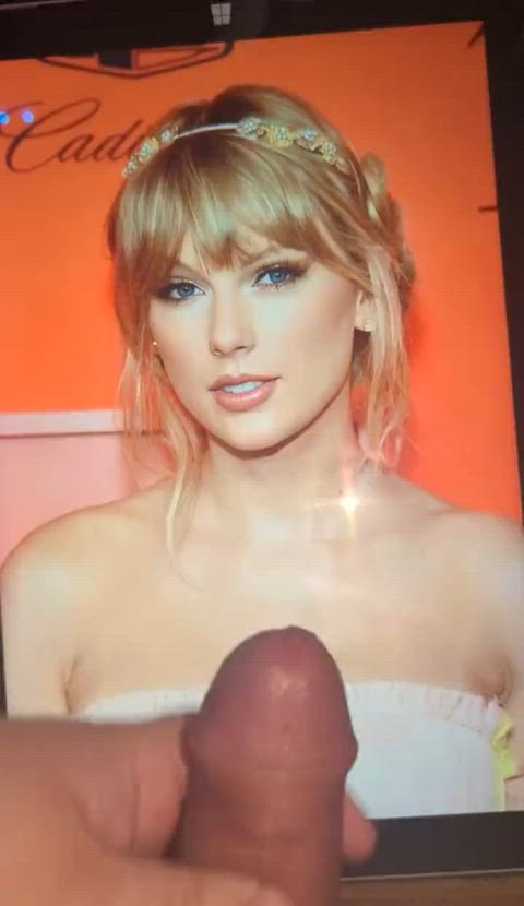 celebrity cock cumshot taylor swift tribute gif