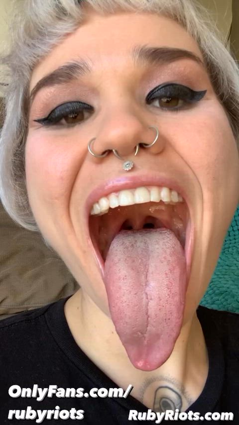 alt alternative long tongue tongue tongue fetish gif