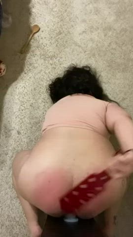 BDSM Dildo Masturbating Orgasm Spanking gif