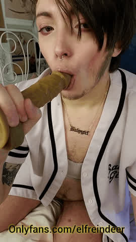 blowjob ftm face fuck femboy onlyfans oral trans man wet gif