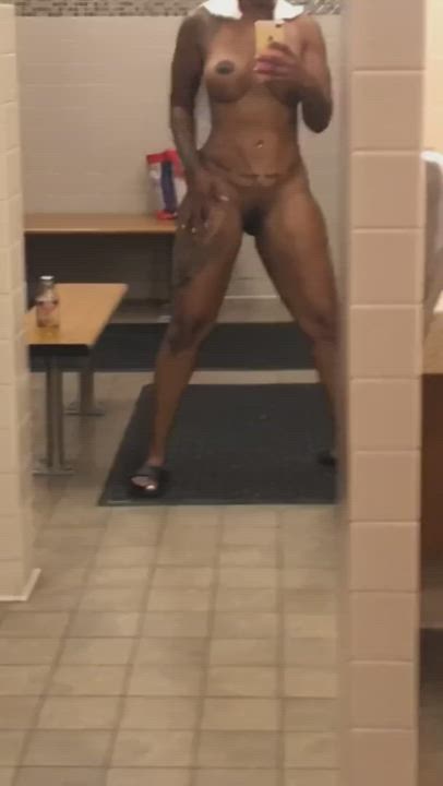 Haitian Locker Room Pissing Public gif