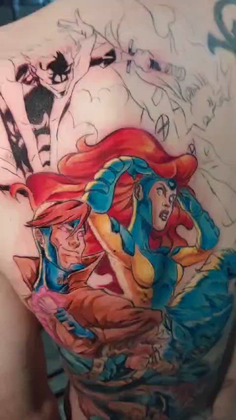 comics tattoo tattooed gif