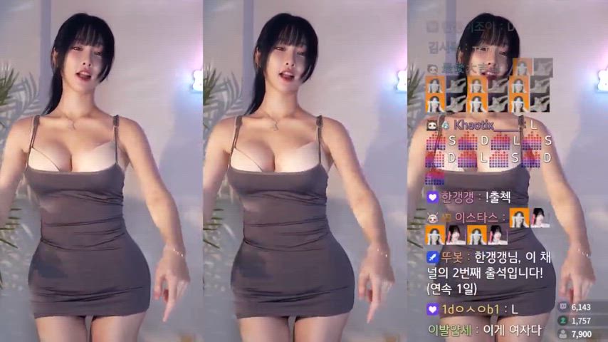 asian big tits dancing korean gif