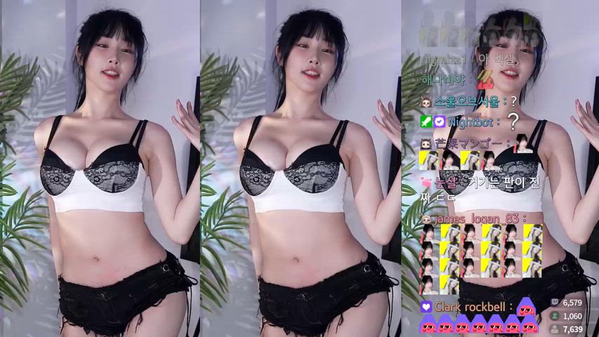 asian big tits dancing korean gif